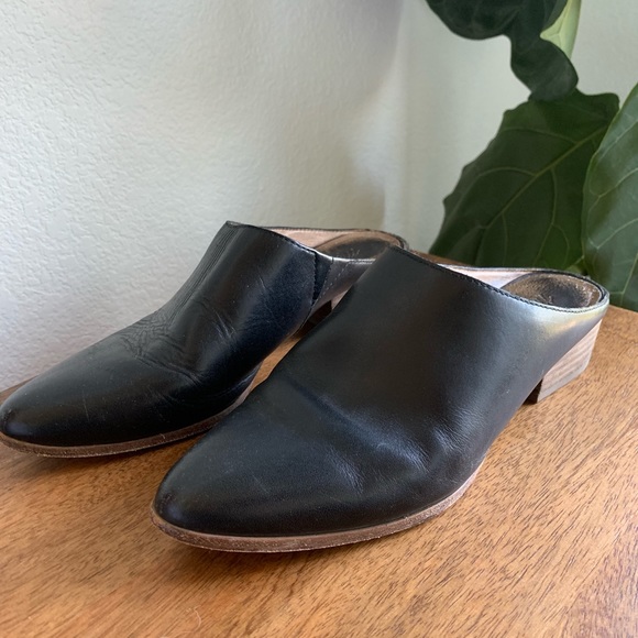 Madewell Shoes - Madewell Black mules size 7.5